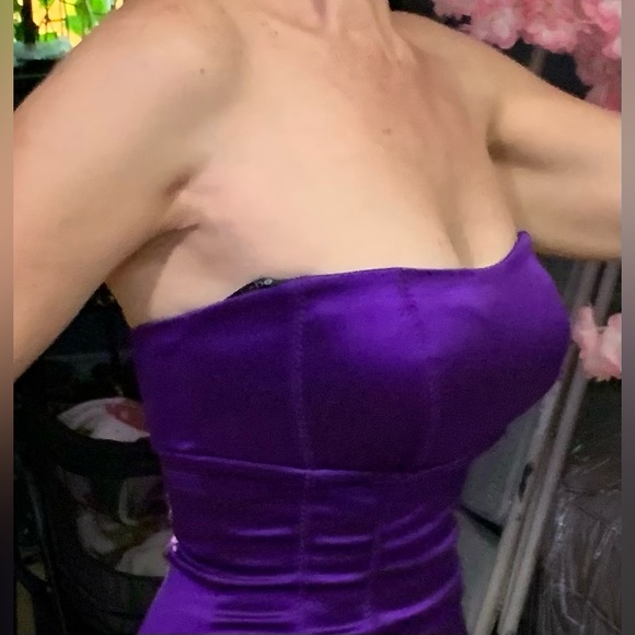 Mexican Dress purple color dress size S - Picture 5 of 10